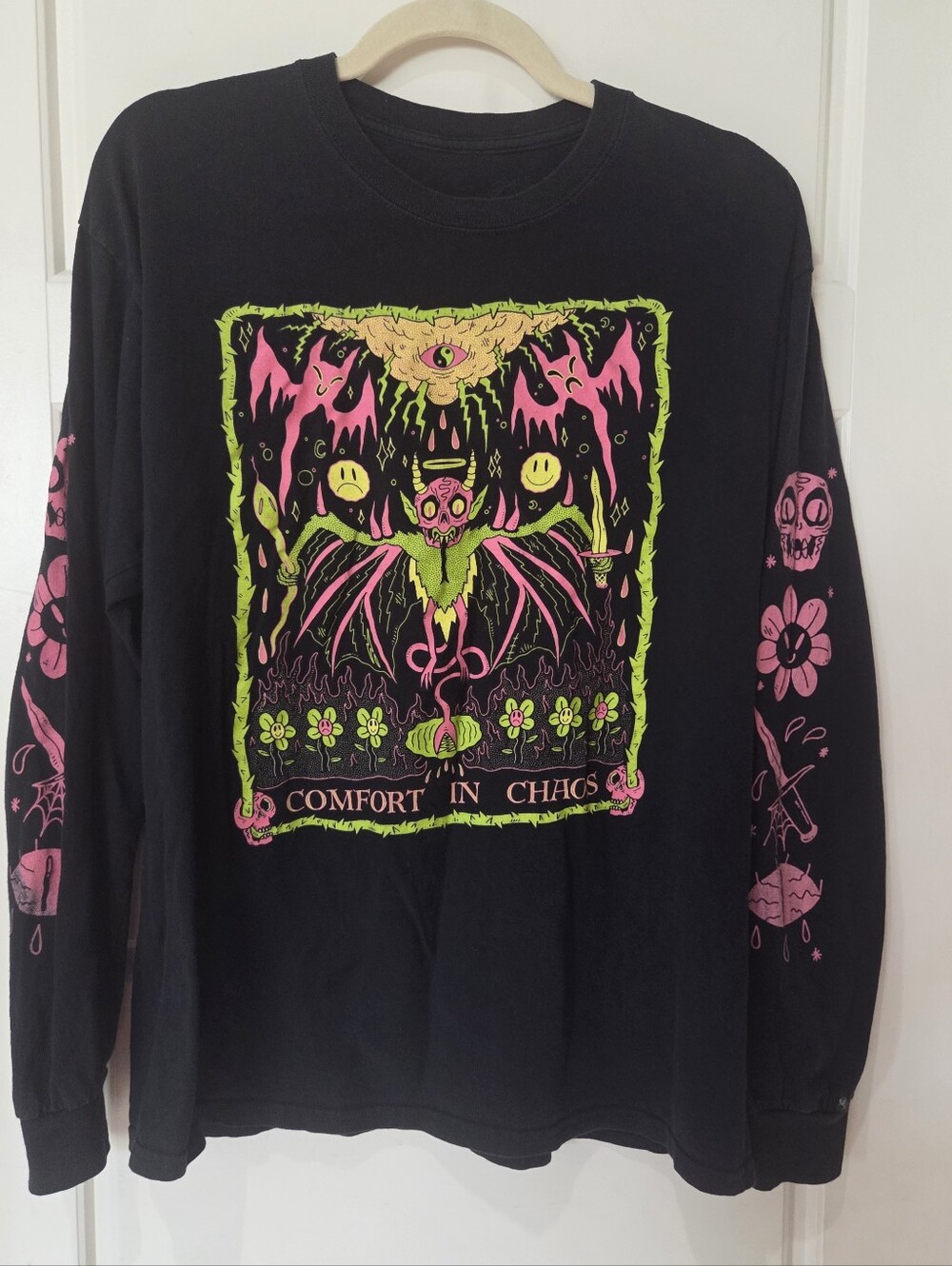 Wizard Of Barge "Comfort In Chaos" Long Sleeve T-Shirt